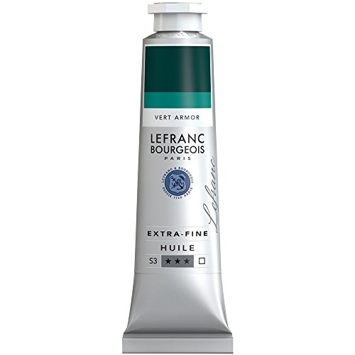 Lefranc Bourgeois Extra-Fine Oil Paint, Artists Quality, Armor Green, 40ml Tube