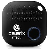 Key Finder Upgrade by Calerix, Anti-Lost Tool for Wallet, Purse, Cell Phone Locator, Car Key, Pram & Pets Tracker, Bluetooth Key Finder with Alarm, GPS Tracking System Wireless Key Finder (Black)