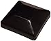 JSP Manufacturing Plastic New Fence Post Black Caps 4X4 (3 5/8