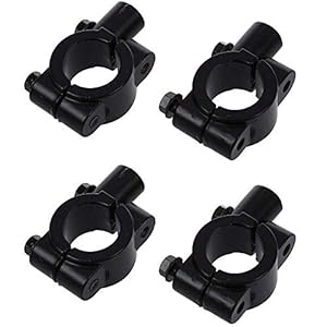 4 stuks universele spiegelhouders voor motorfietsen, spiegelklemmen van aluminium, universele stuurspiegelhouder, voor…