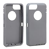 Apple iPhone 6 4.7 inch Replacement Generic Aftermarket TPE Silicone Skin for Otterbox Defender Series Case Cover For Apple iPhone 6 4.7 inch - Gray Outer Skin Only
