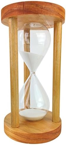 Cray Cray Supply Sleek Circle Stained Hourglass with White Sand