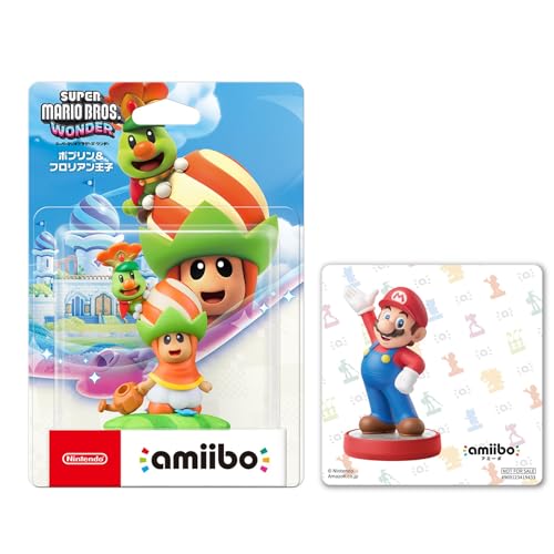 amiibo ポプリン&フロリアン王子(スーパーマリオシリーズ) 【Amazon.co.jp限定】特典 オリジナルステッカー 同梱