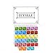 DIYSELF 36 Pack Glass Fridge Magnets Refrigerator Magnets Office Magnets Small magnets Colorful Magnets for Whiteboard