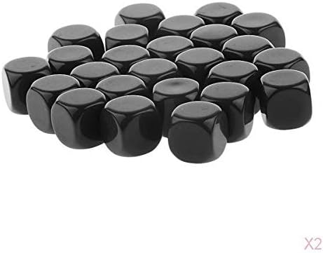 サイコロ D6ダイス パーティーゲーム テーブルゲーム ボードゲーム ゲーム道具 5色選ぶ 黒 B07xqdbwb8 0円 日本最大級の品揃え新作 大人気 正規品送料無料 激安通販専門店 正規品 新作入荷