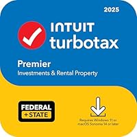 TurboTax Desktop Premier 2025, Federal & State Tax Return [PC/Mac Download]