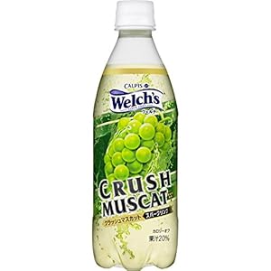 カルピス Welch'sクラッシュマスカット 500ml×24本