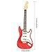 RuiyiF Kids Guitars for Boys Girls Beginners 26Inch - Red + White