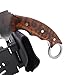 MASALONG Unicorn black/white Shuangsha Series Claw karambit knife kni117