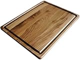 Walnut Wood Cutting Board by Virginia Boys Kitchens - 20x15 American Hardwood Chopping and Carving Countertop Block with Juice Drip Groove