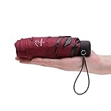NOOFORMER mini Travel sun&rain Umbrella - Light Compact Parasol with 95% UV Protection for Men Women Multiple Colors