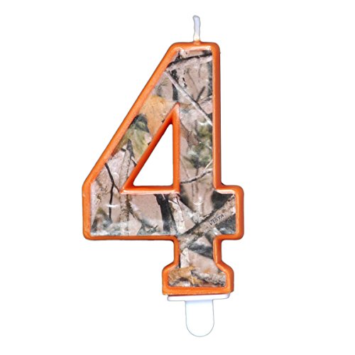 Camo Birthday 3 Inch Number 