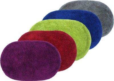 LatestHomeStore Pack of 5 Stylish Door mat-Size Size 12x18 (Universal)