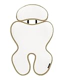 Manito Breath Royal Plus 3D Mesh Seat Pad/Cushion/Liner for Stroller and Car Seat - Beige (7 Available Colors)