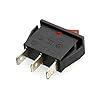 Baomain-Snap-in-Rocker-Switch-ON-OFF-SPST-250V-16A-125V-16A-3-Terminal-Red-light-UL-TV-Certified