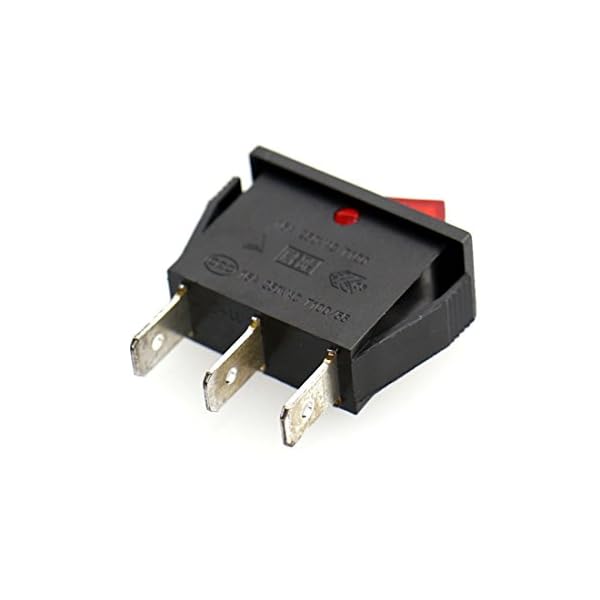 Baomain-Snap-in-Rocker-Switch-ON-OFF-SPST-250V-16A-125V-16A-3-Terminal-Red-light-UL-TV-Certified