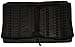 Deluxe Black Nylon Pencil Holder Zippered Case -Holds up to 96 Pencils!