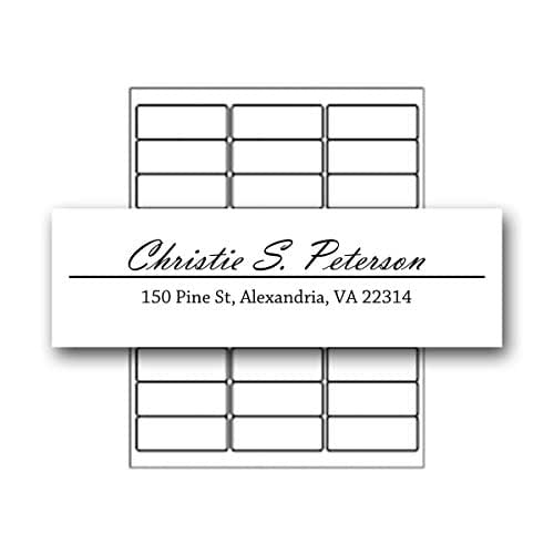 Amazon.com: 150 Custom Printed Return Address Mailing Labels (1
