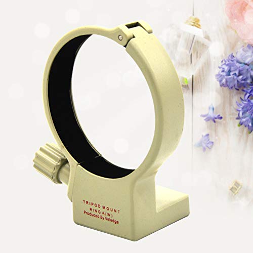 LEDMOMO Tripod Mount Lens Collar Ring for Canon USM EF 70-200mm f/4L is USM 300mm f/4L USM 400mm f/5.6L USM (White) - Thumbnail 4