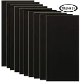 10 Pieces Leather Patches Leather Repair Kit for Couch Furniture Sofas Car Seats Handbags Jackets 3.9 x 7.9 inch/pcs (Black)