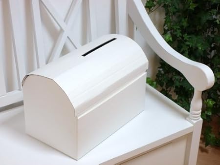 Caja para sobres de boda o comunión, diseño de cofre: Amazon.es: Hogar
