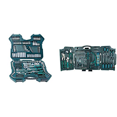 Brüder Mannesmann M98430 Steckschlüsselsatz 0,6 cm (0,25 Zoll) + 0,95 cm (3/8 Zoll) + 1,27 cm / (1/2 Zoll) Antrieb, 215…