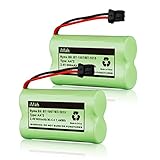 2-Pack iMah Ryme B9 Cordless Phone Battery for Uniden BT-1007 BT-1015 BT-904 BBTY0460001 BBTY0510001 BBTY0624001 BBTY0700001 DCX150 DECT1500 D1484 Panasonic HHR-P506 HHR-P506A Home Handset Telephone