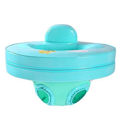 Swimtrainer Non Inflatable Safety Seat Swim Ring with Backrest 8-36months (blue)