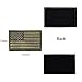 2 pieces Tactical USA Flag Patch - Multitan -American Flag Embroidered Green Border US United States of America Military Uniform Emblem Patches