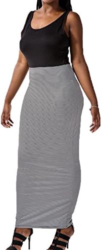 Binn Women's Sleeveless Stripe Sexy Slim Beach Wear Dress As picture XL