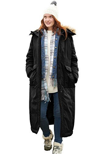 Woman Within Women's Plus Size The Arctic Parka In Extra Long Length
