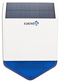 Fortress Security DIY Wireless Outdoor Solar Siren, Eco-Friendly and Waterproof for Home and Business Protection when paired with ANY Fortress Home Security System