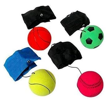 Forever Kidzz Wrist Ball Game for Kids,yoyo Ball, Return Ball Gift for Kids Birthday Party Pack of 1