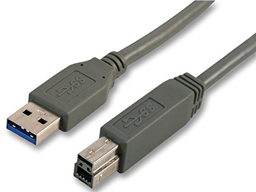 PRO SIGNAL USB 3.0 A to B Cable, 3m Grey – Type A to B Plug, High-Speed 5Gbps Data Transfer, Printer & Device Lead - CAC250033
