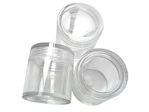 HugeStore 10 Gram Empty Clear Plastic Cosmetic Containers Pot Jars Cosmetic Sample Container With Lids 25 Pcs - Thumbnail 4