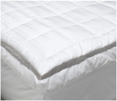 Pinzon Pyrenees White Goose Down Queen Featherbed B000sopalm