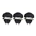 BQLZR Automotive Replacement Pushbutton Switches Momentary Horn Push Button Switch for Car RV Truck Boat Marine,Momentary On/Off Reset Push Button Switch Black for Car Boat Pack of 6