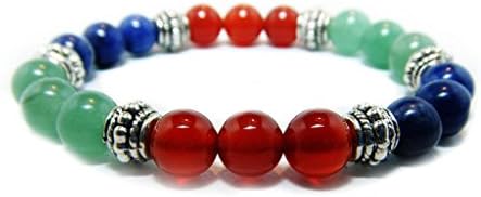 The Magic Is In You Weight Loss 8mm Crystal Gemstone Intention Bracelet - Aventurine, Carnelian, Sodalite