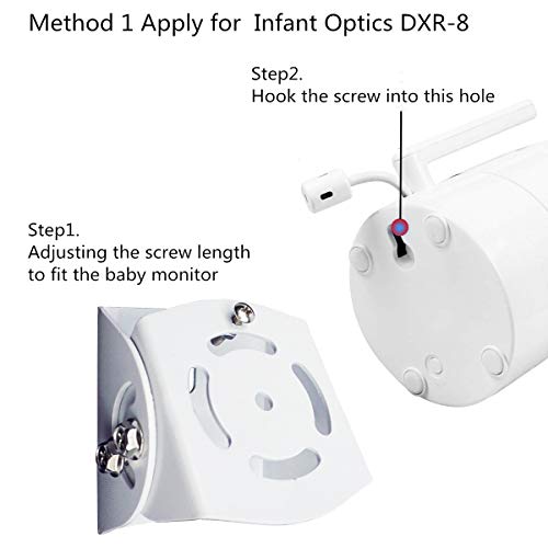 Baby Monitor Wall Mount for Infant Optics DXR8,Adjustable Angle