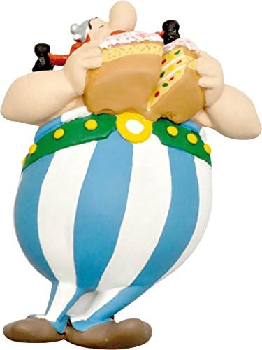 Plastoy 70021 Fridge Magnet - Obelix with Cake