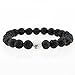 Yesorno Howlite Lava Stone Diffuser Bracelet For Essential Oil Aromatherapy Bracelet,pack of 2 (M)