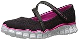 Skechers Kids Girls' Skech Flex II-Softie Sweets Sneaker, Black/Hot Pink, 2.5 M US Little Kid