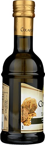 COLAVITA FLAVORED EVOO – TARTUFOLIO CONDIMENT, WHITE TRUFFLE FLAVORED EXTRA VIRGIN OLIVE OIL, 8.5OZ GLASS BOTTLE