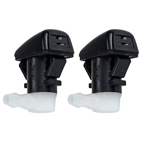 Cheriezing 2Pcs Windshield Washer Nozzles Wiper Spray Kit for 2013-2016 Dodge Dart Replace # 68081370AB