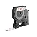 DYMO Standard D1 43610 Labeling Tape (Black Print on Clear Tape, 1/4'' W x 23' L, 1 Cartridge), DYMO Authentic