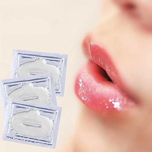 Flingdress 10PCS Gold Collagen Crystal Lip Mask Lip Care Gel Mask Moisturizing Hydrating Repair Remove Lines Blemishes Lip Care