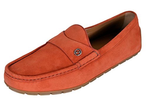 Gucci men s italian suede queen driving loafer 386587 (…