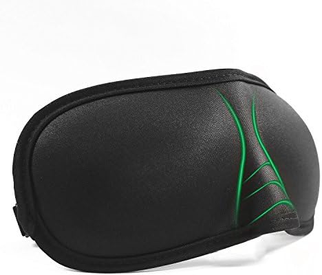3D Sleeping Mask,JAKIELAX Soft Eye Masks &amp; Free Ear Plugs for Sleeping with Adjustable Strap for Men, Women, Girls, Kids-Ultimate Sleeping Aid for Travel Nap Shift Work - Black