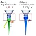 KasePlus [New] Plant Self Watering Spikes, Plant Waterer, 12 PCS Plant Watering Devices with Slow Release Control Valve