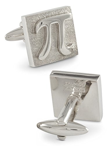 ZAUNICK 3.14 Squared Pi Cufflinks Sterling Silver